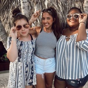 american eagle striped tank